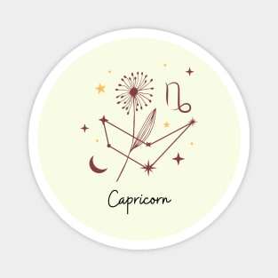 Horoscope zodiac birthday sign Capricorn Magnet